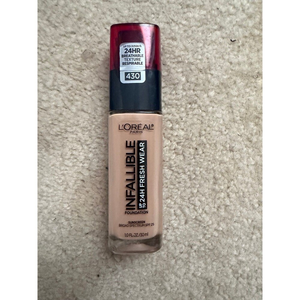 L'Oréal Paris Infallible 24H Fresh Wear Foundation SPF 25 Shade 430 NEW